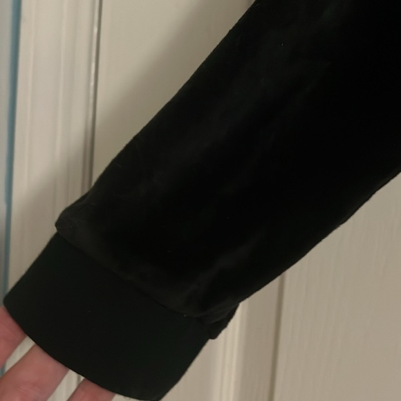 Gap black velour sweatshirt - Picture 3 of 5
